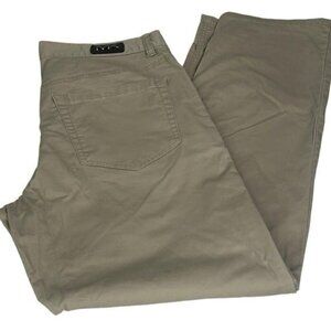 MICHAEL Michael Kors Mens 30x30 (28.5) Khaki Chinos Relax Fit Straight Leg Pants